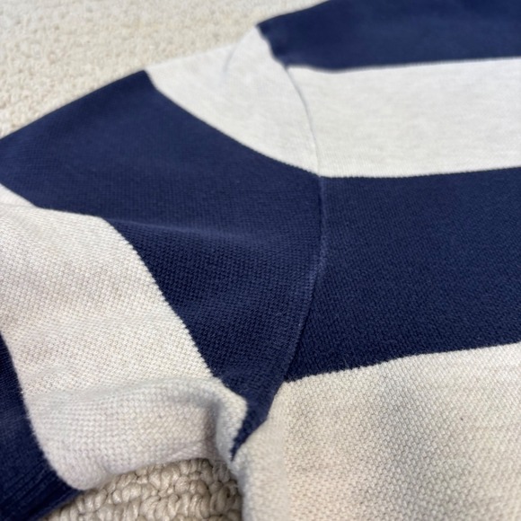 United Colors of Benetton Men's Rugby Stripe‎ Polo Shirt, XL, Navy - Picture 11 of 12